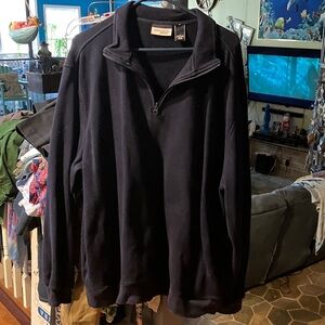 Saddlebred Navy Zip-Up Sweater
